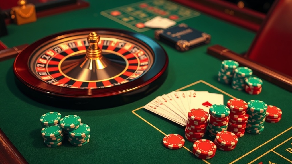 Gry stołowe online — ruletka i blackjack